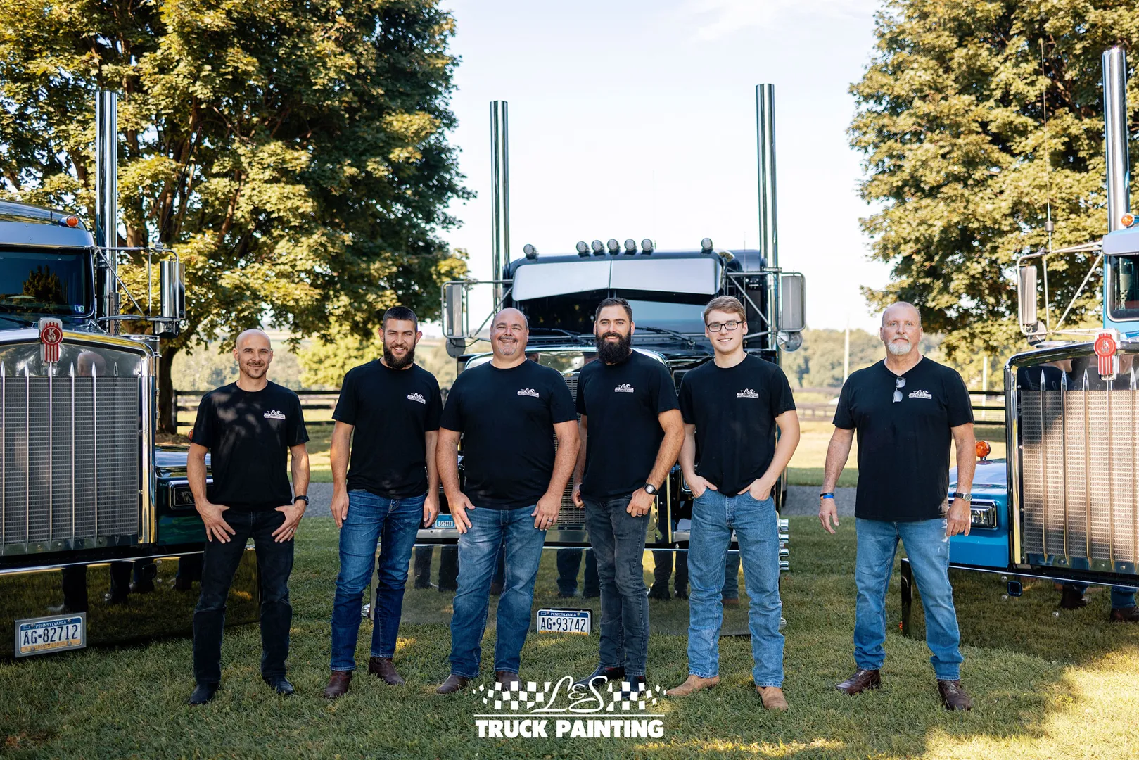L&S Truck Painting team